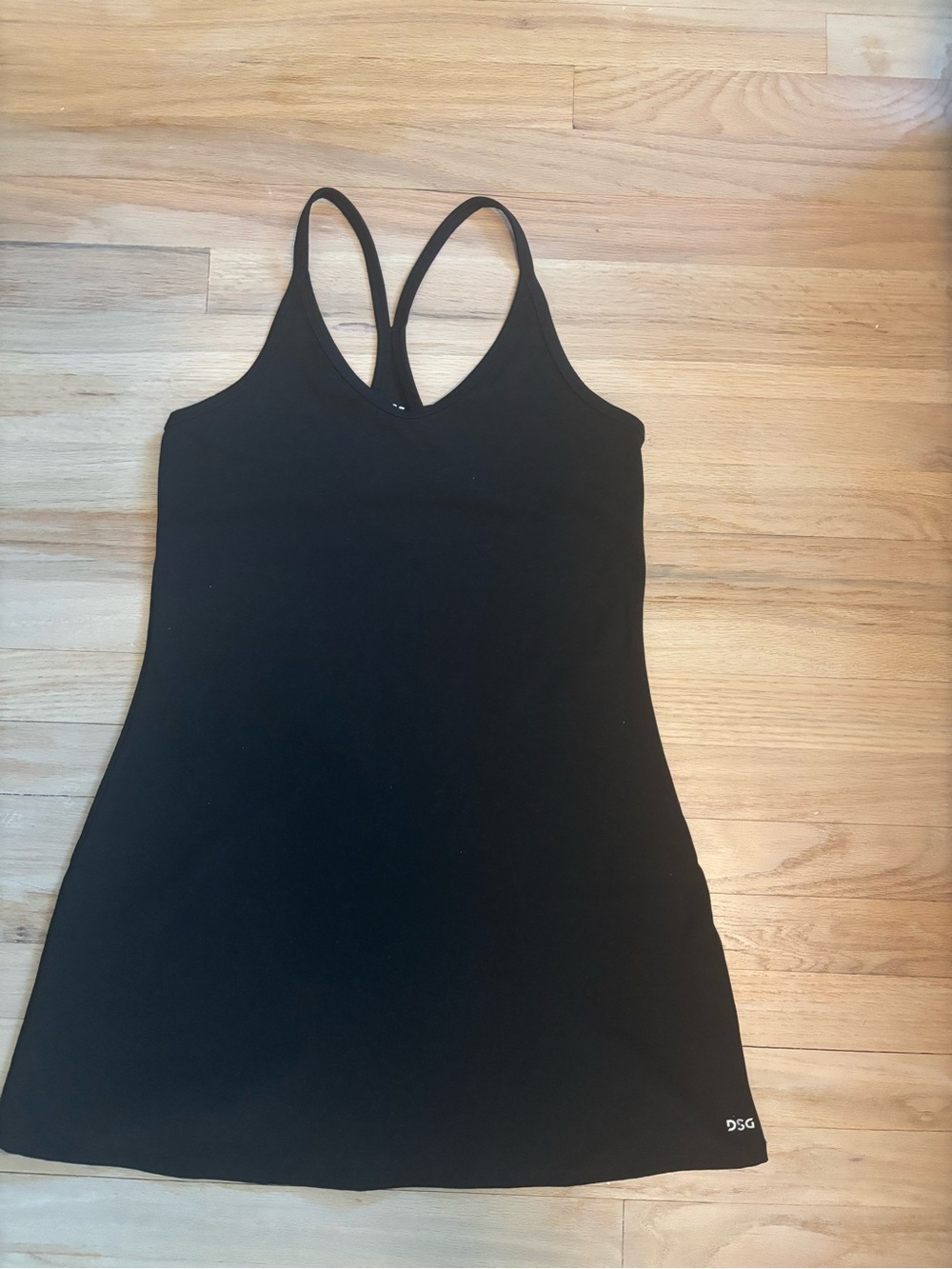 DSG Black Racerback Mini Dress